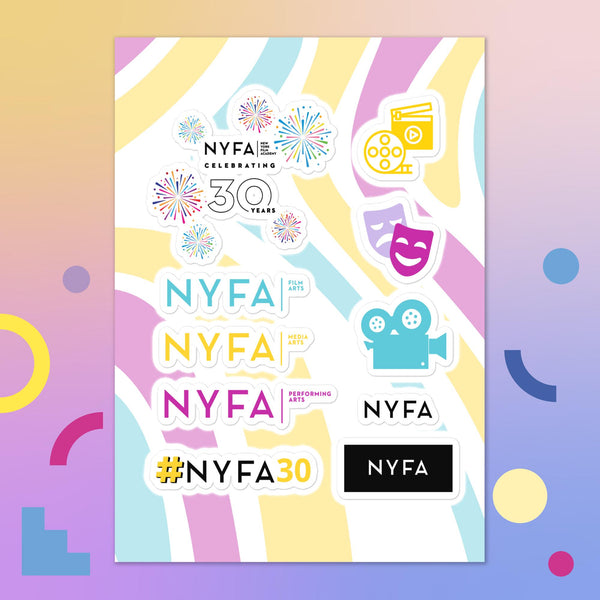 NYFA Sticker sheet ☆ 30TH ANNIVERSARY LIMITED EDITION