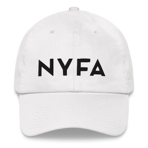 Cap with NYFA Embroidery - White & Black