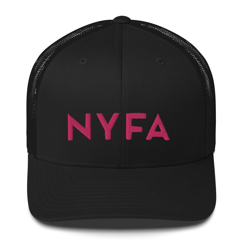 NYFA Trucker Cap - Black & Magenta