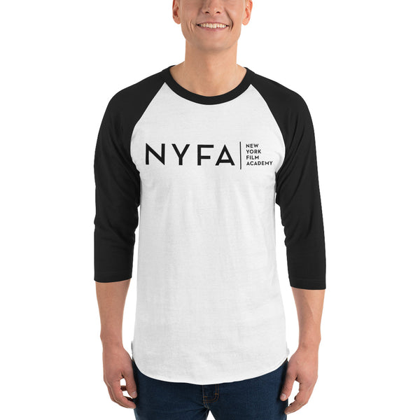 NYFA Baseball Shirt - Black & White